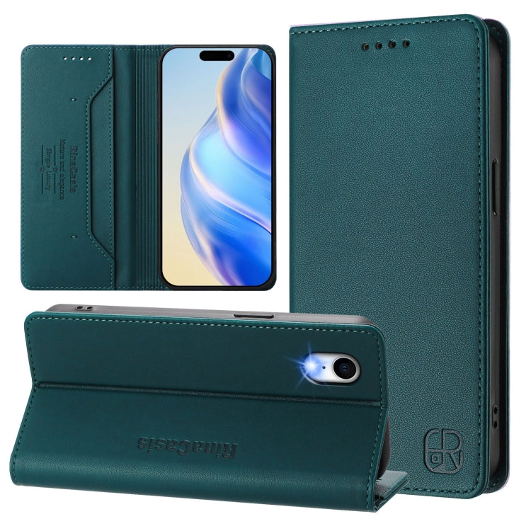 RC01 Dual-Folded Magnetic Suction RFID Leather Phone Case, For iPhone 11 Pro Max, For iPhone 11, For iPhone 11 Pro, For iPhone X / XS, For iPhone XR, For iPhone XS Max