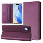 RC01 Dual-Folded Magnetic Suction RFID Leather Phone Case, For iPhone 11 Pro Max, For iPhone 11, For iPhone 11 Pro, For iPhone X / XS, For iPhone XR, For iPhone XS Max