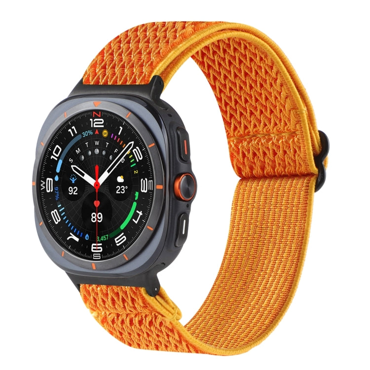 Wave Pattern Nylon Braided Watch Band, For Samsung Galaxy Watch Ultra 47mm / Ultra 2025