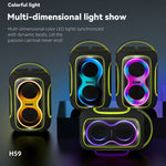 HOPESTAR H59 50W Outdoor Portable IPX5 Waterproof Bluetooth Speaker, H59