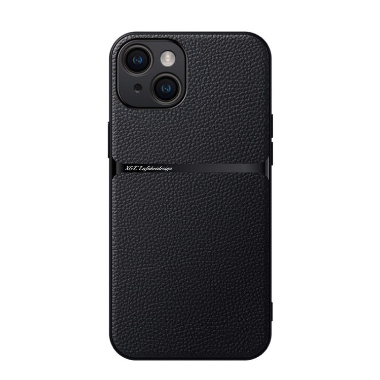 Litchi Leather Magnetic Full Coverage Shockproof Phone Case, For iPhone 16, For iPhone 15 Pro Max, For iPhone 15 Pro, For iPhone 15 Plus, For iPhone 15, For iPhone 14 Plus, For iPhone 14, For iPhone 14 Pro
