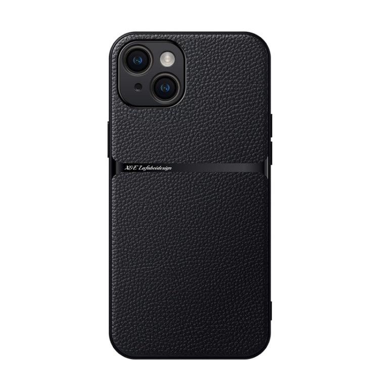 Litchi Leather Magnetic Full Coverage Shockproof Phone Case, For iPhone 16, For iPhone 15 Pro Max, For iPhone 15 Pro, For iPhone 15 Plus, For iPhone 15, For iPhone 14 Plus, For iPhone 14, For iPhone 14 Pro