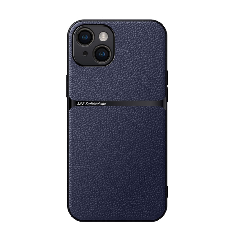 Litchi Leather Magnetic Full Coverage Shockproof Phone Case, For iPhone 16, For iPhone 15 Pro Max, For iPhone 15 Pro, For iPhone 15 Plus, For iPhone 15, For iPhone 14 Plus, For iPhone 14, For iPhone 14 Pro