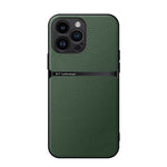 Litchi Leather Magnetic Full Coverage Shockproof Phone Case, For iPhone 14 Pro Max, For iPhone 13 Pro Max, For iPhone 13 Pro, For iPhone 13, For iPhone 12, For iPhone 12 Pro Max, For iPhone 12 Pro, For iPhone 11 Pro Max