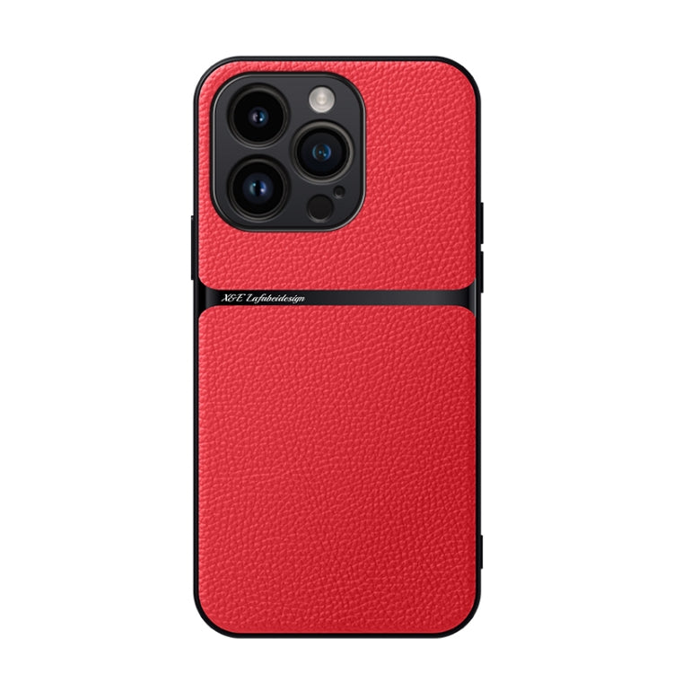 Litchi Leather Magnetic Full Coverage Shockproof Phone Case, For iPhone 14 Pro Max, For iPhone 13 Pro Max, For iPhone 13 Pro, For iPhone 13, For iPhone 12, For iPhone 12 Pro Max, For iPhone 12 Pro, For iPhone 11 Pro Max