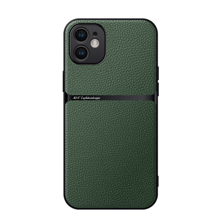 Litchi Leather Magnetic Full Coverage Shockproof Phone Case, For iPhone 14 Pro Max, For iPhone 13 Pro Max, For iPhone 13 Pro, For iPhone 13, For iPhone 12, For iPhone 12 Pro Max, For iPhone 12 Pro, For iPhone 11 Pro Max