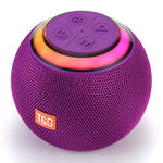 T&G TG683 Mini Portable Outdoor Wireless Bluetooth Speaker with LED Atmosphere Light, TG683