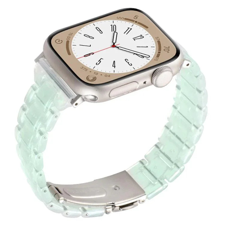 Small Waist Rhombus Three-bead Resin Watch Band, For Apple Watch 46mm / 49mm / 45mm / 44mm, For Apple Watch 42mm / 41mm / 40mm / 38mm