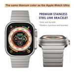 Bamboo Norman Buckle Pure Titanium Watch Band, For Apple Watch 46mm / 49mm / 45mm / 44mm
