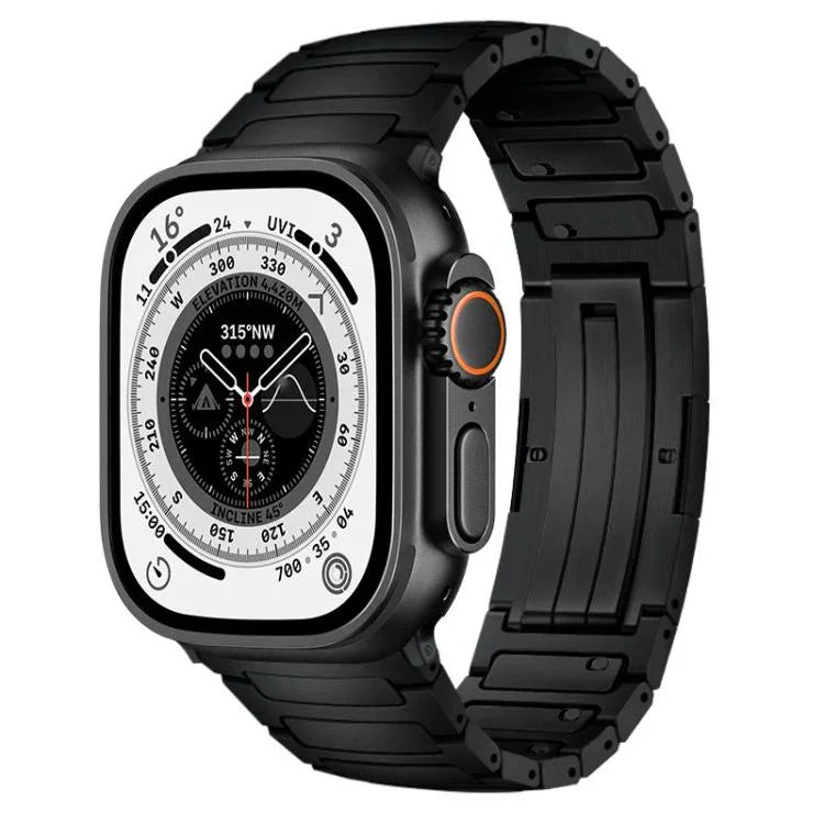 Integrated I-Shaped Quick Release Titanium Alloy Watch Band, For Apple Watch 46mm / 49mm / 45mm / 44mm