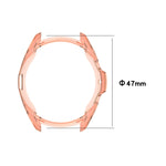 Electroplating Hollow Half-pack TPU Protective Case, For Samsung Galaxy Watch 3 41mm, For Samsung Galaxy Watch 3 45mm