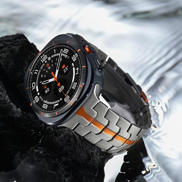 Split Safety Buckle Titanium Alloy Watch Band, For Samsung Galaxy Watch Ultra 47mm / Ultra 2025