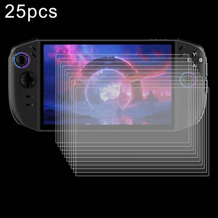 25pcs 9H 0.3mm Explosion-proof Tempered Glass Film, For Lenovo Legion Go 2 / Y700 Gen5 8.8 inch, For Lenovo Legion Go S 8.0 inch