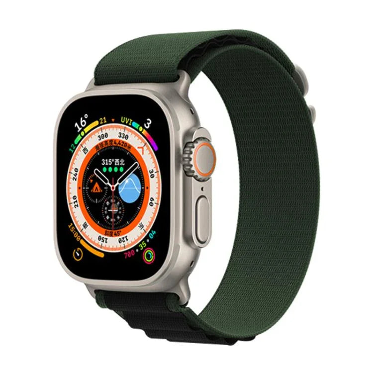 Kalebol Aline Nylon Loop Watch Band, For Apple Watch 46mm / 49mm / 45mm / 44mm, For Apple Watch 42mm / 41mm / 40mm / 38mm