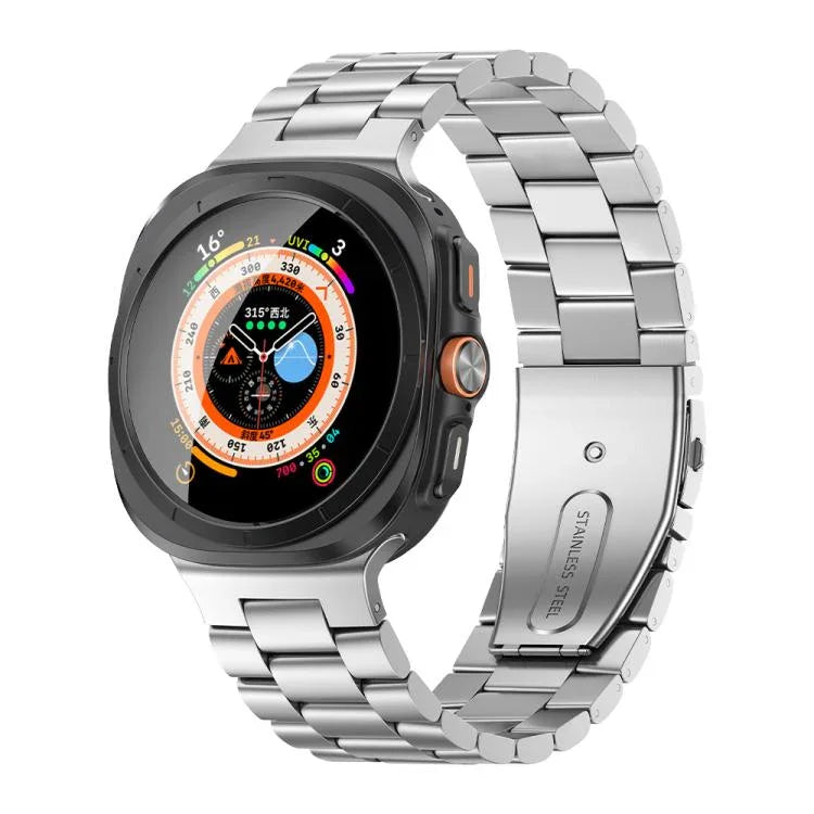 Kalebol Three-bead Steel Watch Band, For Samsung Galaxy Watch Ultra 47mm / Ultra 2025