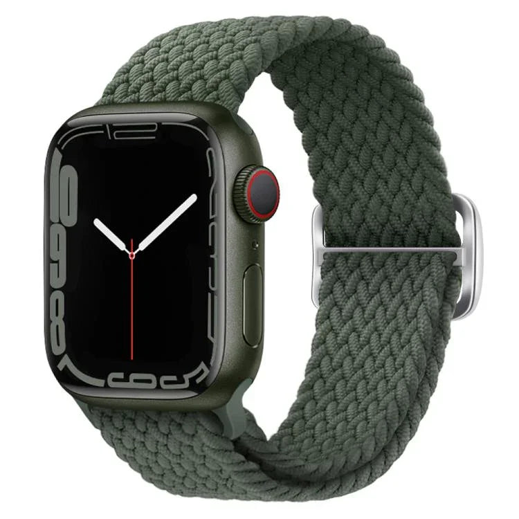 Kalebol Eight Buckle Nylon Braided Watch Band, For Apple Watch 46mm / 49mm / 45mm / 44mm, For Apple Watch 42mm / 41mm / 40mm / 38mm