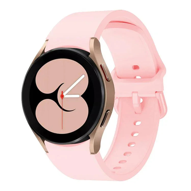 Kalebol Metal Pin Buckle Silicone Watch Band, For Samsung Galaxy Watch 7 / 6 / 5 / 4