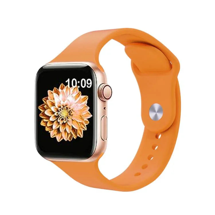 Kalebol Reverse Buckle Silicone Watch Band, For Apple Watch 46mm / 49mm / 45mm / 44mm, For Apple Watch 42mm / 41mm / 40mm / 38mm