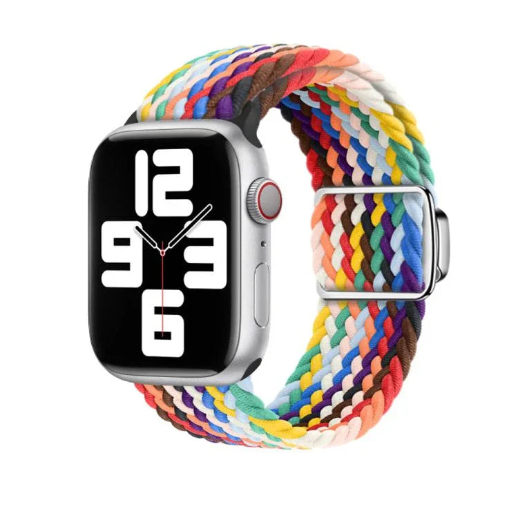 Kalebol Nylon Loop Magnetic Buckle Watch Band, For Apple Watch 46mm / 49mm / 45mm / 44mm, For Apple Watch 42mm / 41mm / 40mm / 38mm