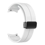 Kalebol Concave Folding Magnetic Buckle Silicone Strap, For Samsung Galaxy Watch7 / 6 / 5