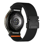 Press Button Connector Parachute Buckle Elastic Nylon Watch Band, For Samsung Galaxy Watch 7 / 6 / 5 / 4