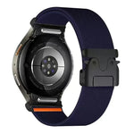 Press Button Connector Parachute Buckle Elastic Nylon Watch Band, For Samsung Galaxy Watch 7 / 6 / 5 / 4