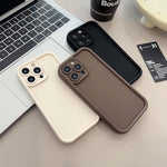 Shockproof Frame Frosted Precise Hole TPU Phone Case, For iPhone 13 Pro Max, For iPhone 13 Pro, For iPhone 13, For iPhone 12, For iPhone 12 Pro Max, For iPhone 12 Pro