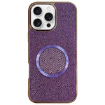 Electroplating PC Glitter Grain MagSafe Phone Case, For iPhone 17 Pro Max, For iPhone 17 Pro, For iPhone 16 Pro Max, For iPhone 16 Pro, For iPhone 16 Plus, For iPhone 16, For iPhone 15 Pro Max, For iPhone 15 Pro