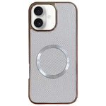 Electroplating PC Glitter Grain MagSafe Phone Case, For iPhone 17 Pro Max, For iPhone 17 Pro, For iPhone 16 Pro Max, For iPhone 16 Pro, For iPhone 16 Plus, For iPhone 16, For iPhone 15 Pro Max, For iPhone 15 Pro