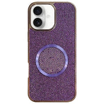 Electroplating PC Glitter Grain MagSafe Phone Case, For iPhone 17 Pro Max, For iPhone 17 Pro, For iPhone 16 Pro Max, For iPhone 16 Pro, For iPhone 16 Plus, For iPhone 16, For iPhone 15 Pro Max, For iPhone 15 Pro