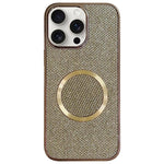 Electroplating PC Glitter Grain MagSafe Phone Case, For iPhone 17 Pro Max, For iPhone 17 Pro, For iPhone 16 Pro Max, For iPhone 16 Pro, For iPhone 16 Plus, For iPhone 16, For iPhone 15 Pro Max, For iPhone 15 Pro