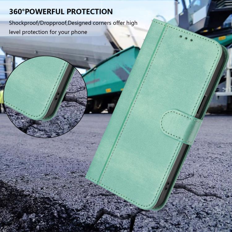 Line Splicing Buckle Retro Leather Phone Case, For iPhone 13 Pro Max, For iPhone 13 Pro, For iPhone 13 mini, For iPhone 12 / 12 Pro, For iPhone 12 Pro Max, For iPhone 12 mini