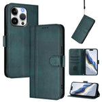 Line Splicing Buckle Retro Leather Phone Case, For iPhone 13 Pro Max, For iPhone 13 Pro, For iPhone 13 mini, For iPhone 12 / 12 Pro, For iPhone 12 Pro Max, For iPhone 12 mini