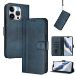 Line Splicing Buckle Retro Leather Phone Case, For iPhone 13 Pro Max, For iPhone 13 Pro, For iPhone 13 mini, For iPhone 12 / 12 Pro, For iPhone 12 Pro Max, For iPhone 12 mini