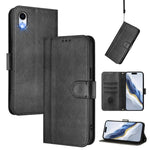 Line Splicing Buckle Retro Leather Phone Case, For iPhone 11 Pro Max, For iPhone 11, For iPhone 11 Pro, For iPhone X / XS, For iPhone XR, For iPhone XS Max