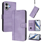 Line Splicing Buckle Retro Leather Phone Case, For iPhone 17e / 16e, For iPhone 17 Pro Max, For iPhone 17 Pro, For iPhone 17, For iPhone Air, For iPhone 16 Pro Max