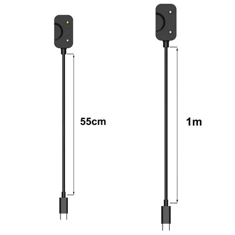 For Samsung Galaxy Fit3 SM-R390 xDfind USB-A Interface Smart Watch Charging Cable With Chip Protection, For Samsung Galaxy Fit3, 55cm, For Samsung Galaxy Fit3, 1m