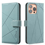 Geometric Pattern RFID Leather Phone Case, For iPhone 6 / 7 / 8 / SE, For iPhone 13 Pro Max, For iPhone 13 Pro, For iPhone 12 / 12 Pro, For iPhone 12 Pro Max, For iPhone 11 Pro Max, For iPhone 11, For iPhone 11 Pro