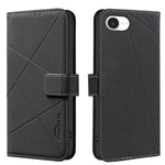 Geometric Pattern RFID Leather Phone Case, For iPhone 16e / 17e, For iPhone 17 Pro Max, For iPhone 17 Pro, For iPhone 17, For iPhone Air, For iPhone 16 Pro Max, For iPhone 16 Pro, For iPhone 16 Plus