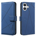 Geometric Pattern RFID Leather Phone Case, For iPhone 16e / 17e, For iPhone 17 Pro Max, For iPhone 17 Pro, For iPhone 17, For iPhone Air, For iPhone 16 Pro Max, For iPhone 16 Pro, For iPhone 16 Plus