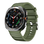 Solid Color Sports Silicone Watch Band, For Samsung Galaxy Watch Ultra 47mm / Ultra 2025