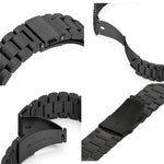xDfind Three Beads Fold Buckle Stainless Steel Watch Band, For Apple Watch 46mm / 49mm / 45mm / 44mm, For Apple Watch 42mm / 41mm / 40mm / 38mm