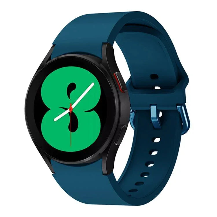 xDfind Solid Color Colorful Buckle Quick Release Silicone Watch Band, For Samsung Galaxy Watch7 / Watch FE 40mm, For Samsung Galaxy Watch6 / Watch6 Classic, For Samsung Galaxy Watch5 / Watch5 Pro, For Samsung Galaxy Watch4 / Watch4 Classic