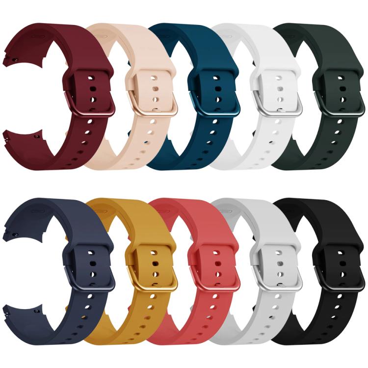 xDfind Solid Color Colorful Buckle Quick Release Silicone Watch Band, For Samsung Galaxy Watch3 41mm