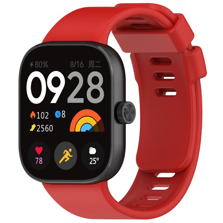 xDfind Solid Color Silicone Sports Watch Band, For Xiaomi Smart Band 10 Pro / 9 Pro / 8 Pro, For Redmi Watch 6 / 5 /  4