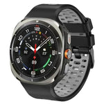 Two Color Silicone Breathable Watch Band, For Samsung Galaxy Watch Ultra 47mm / Ultra 2025