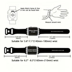 xDfind Butterfly Buckle Silicone Watch Band, For Apple Watch 46mm / 49mm / 45mm / 44mm, For Apple Watch 42mm / 41mm / 40mm / 38mm