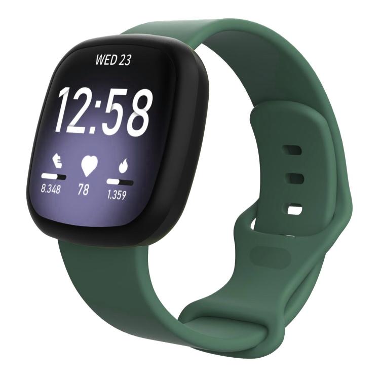 For Fitbit Versa 4 / Versa 3 / Sense2 / Sense xDfind Silicone Watch Band, S, L