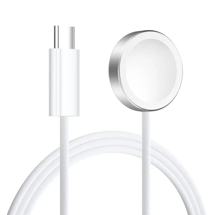For Apple Watch Series xDfind Aluminum Alloy Shell Magnetic Wireless Watch Charger, Type-C, USB-A