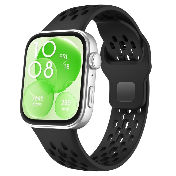 xDfind Mesh Reverse Buckle Silicone Watch Band, For Huawei Watch Fit 5 / Fit 5 Pro / Fit 4